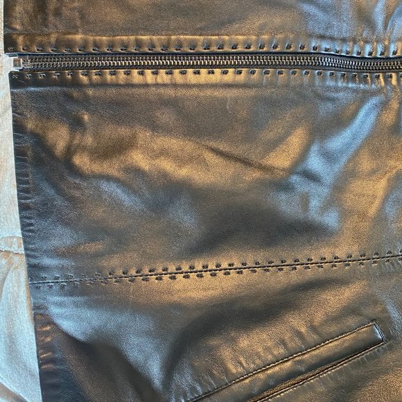 Overland Black Leather Jacket - NWT - Picture 5 of 5